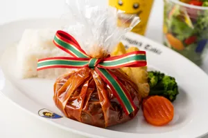 Tomato & Cheese Wrapped Hamburg Steak Set