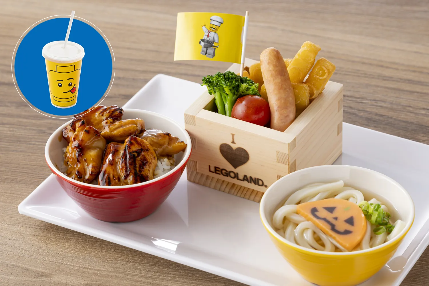Kids’ Meal Udon & Teriyaki Chicken Rice Bowl Set Drink 1500X1000