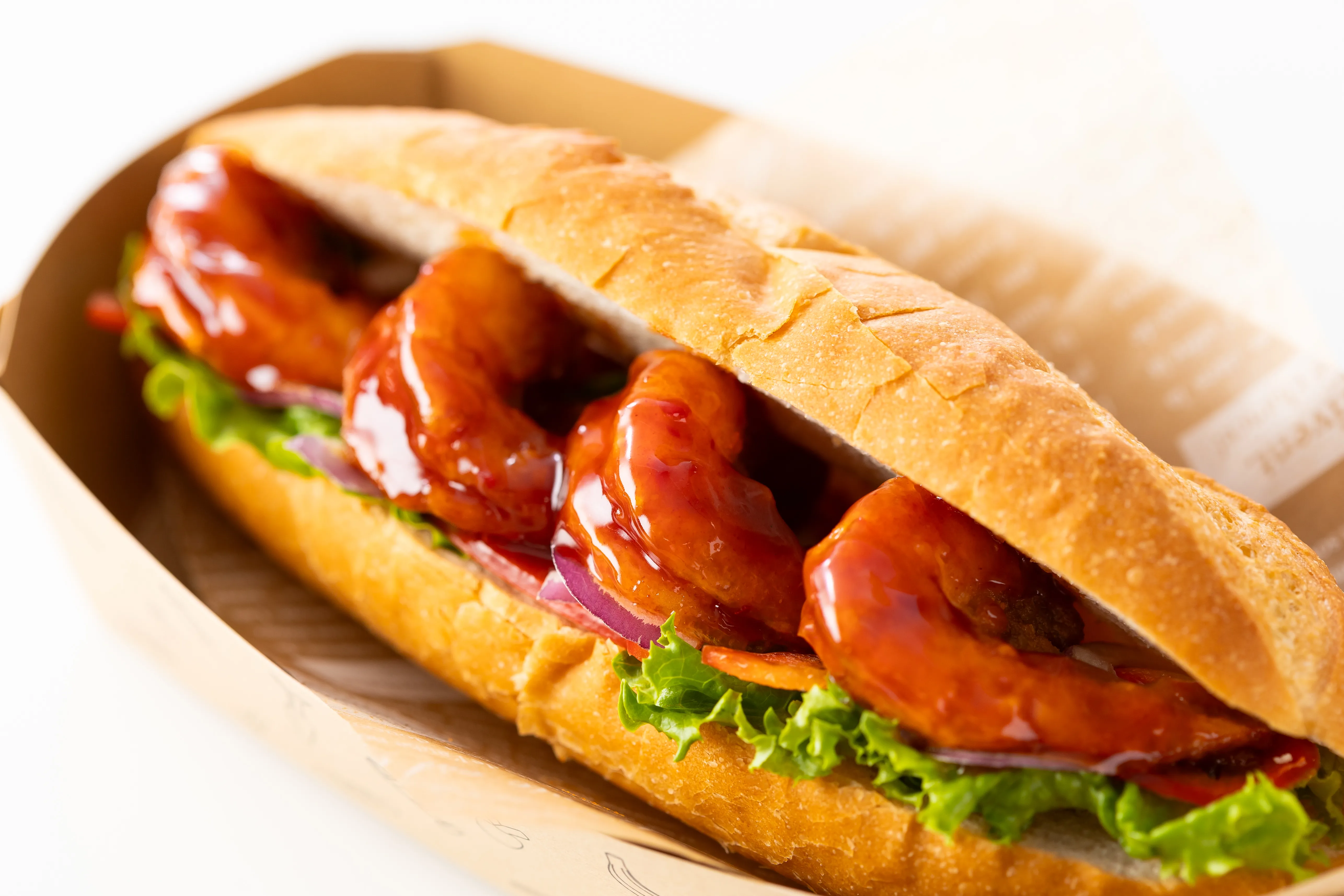 Garlic Shrimp Sandwich