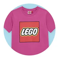 半袖Tシャツ レゴロゴ ピンク