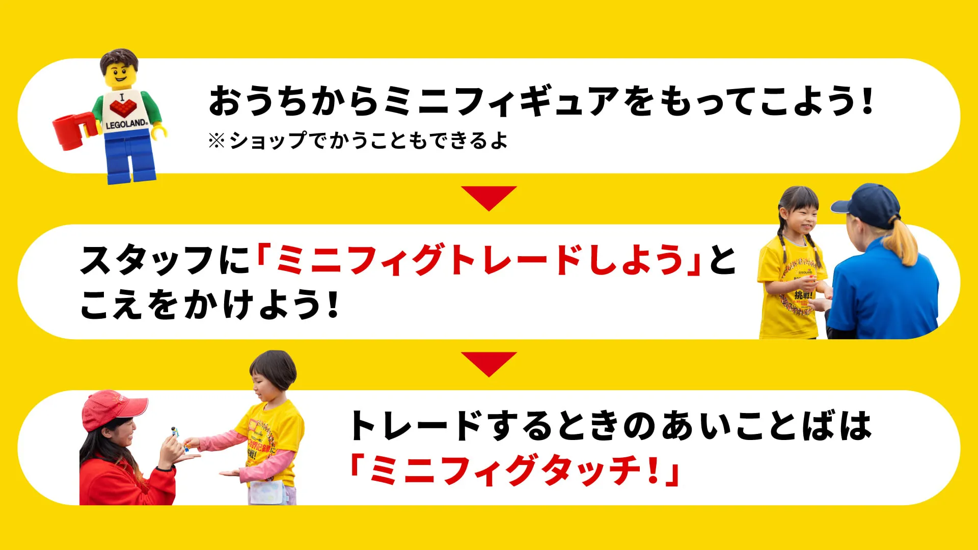 公式】ミニフィギュア・トレードルール |レゴランド・ジャパン