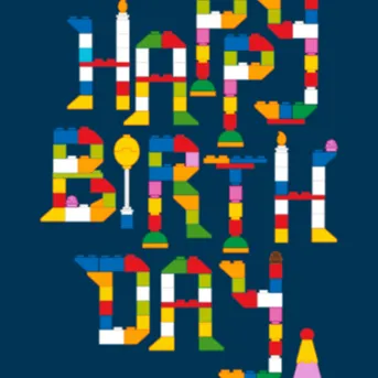 グリーティングカード ハッピーバースデー