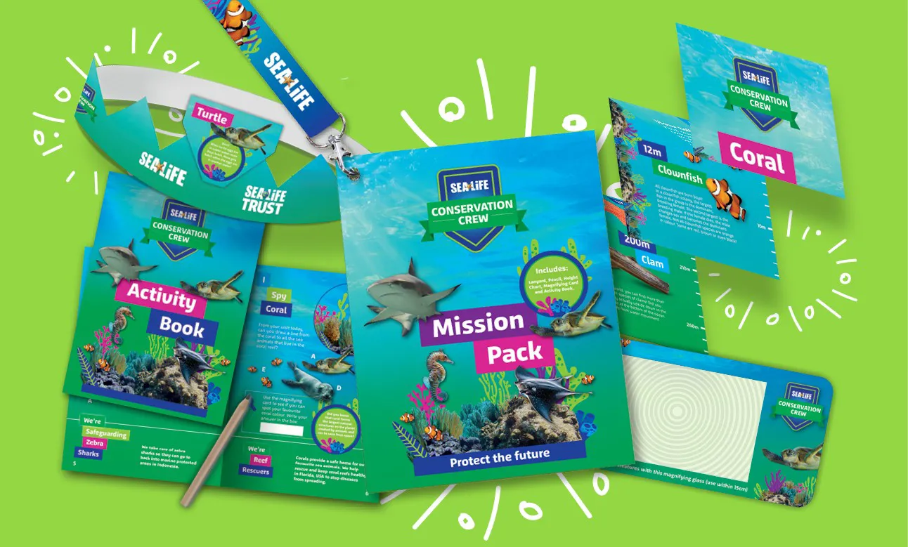 SEA LIFE Activity Pack Ticket Page ENG V1