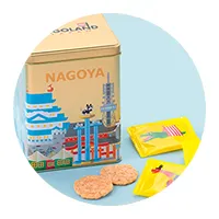 海老せんべい　名古屋缶　商品イメージ