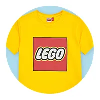 半袖Tシャツ レゴロゴ イエロー