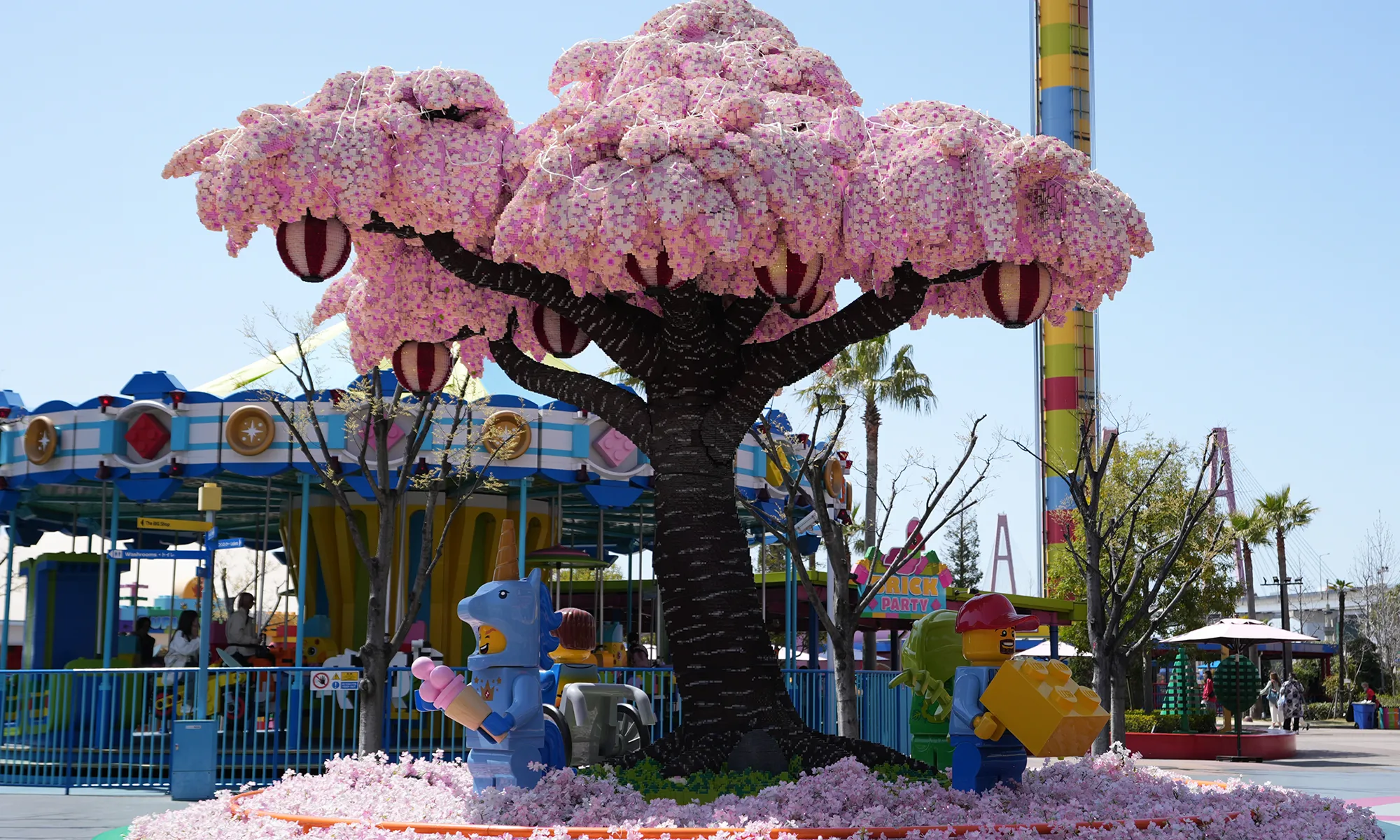 レゴ ブロックのサクラの木