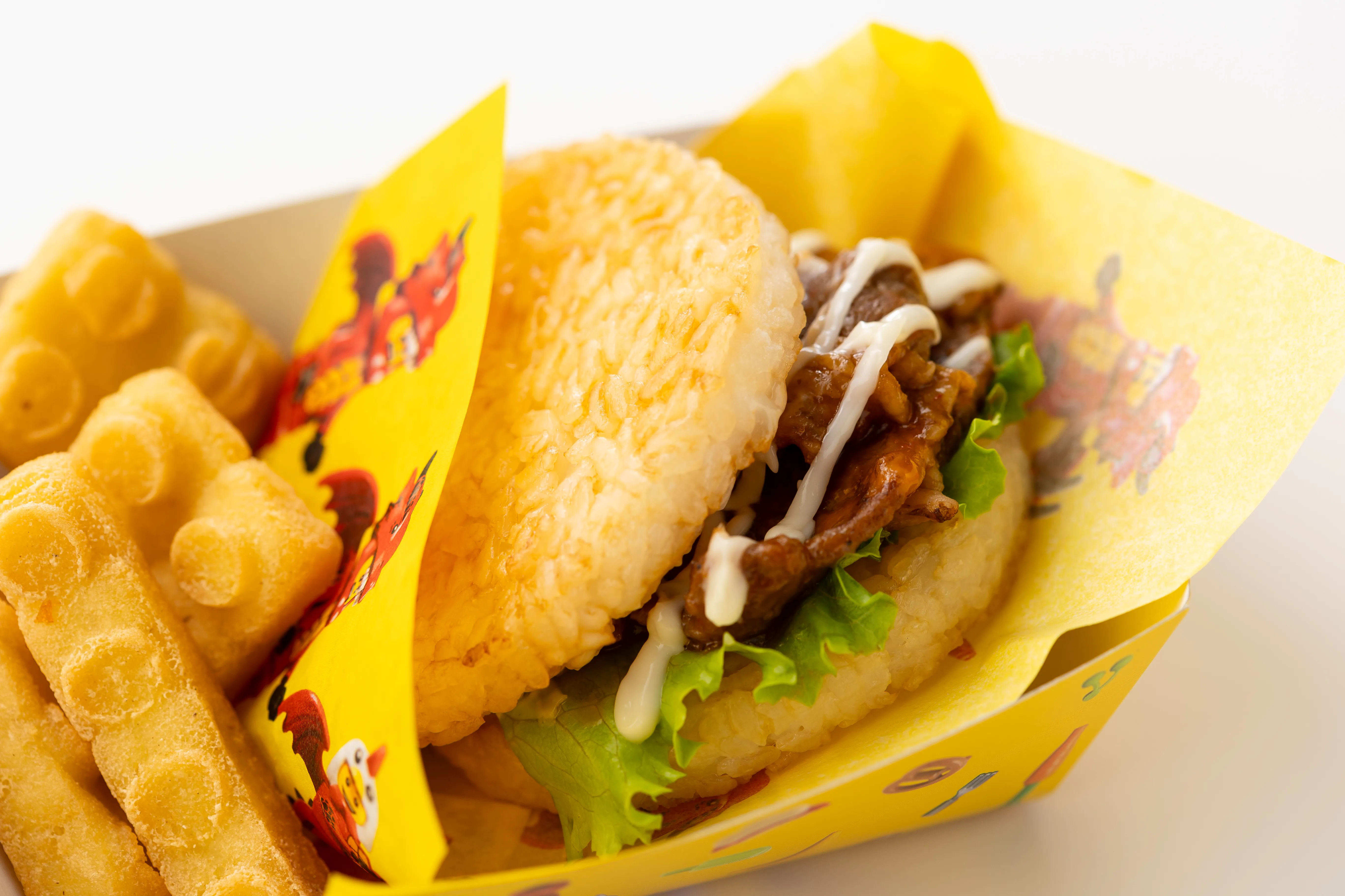 Grilled Beef Rice Burger