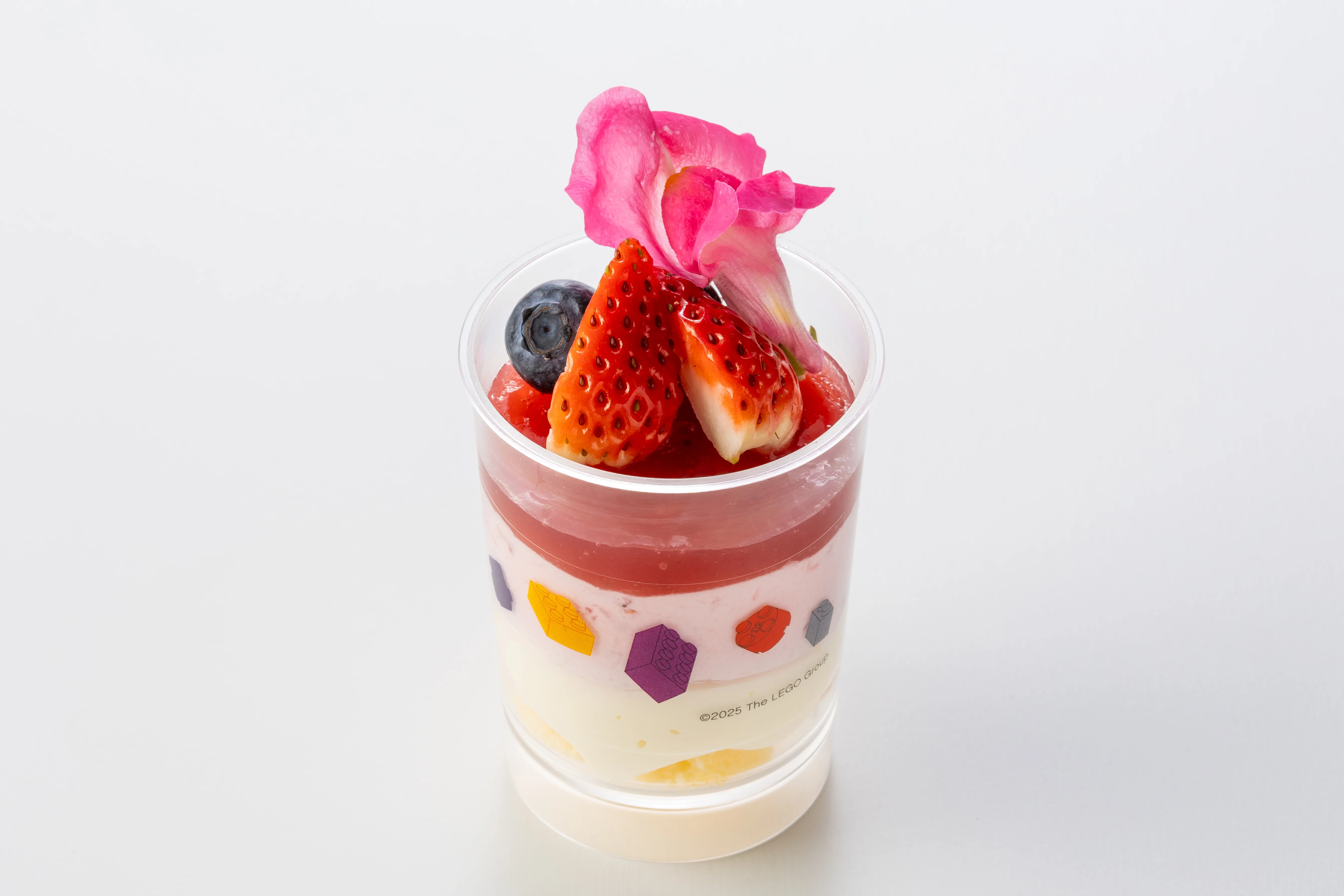 Strawberry And Flower Berry Mousse