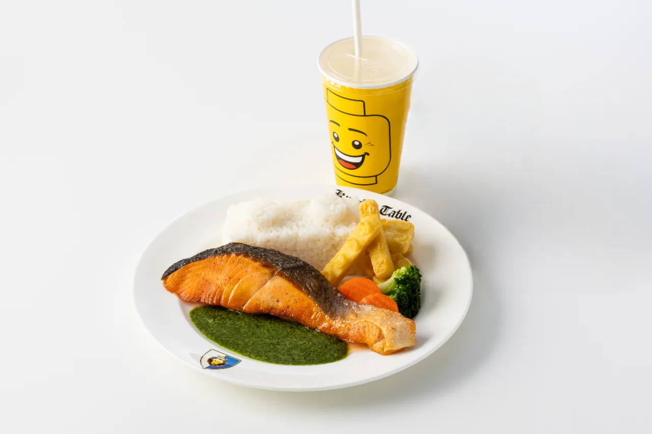Ktr＿Salmon Saute Set With Basil Sauce Ver2