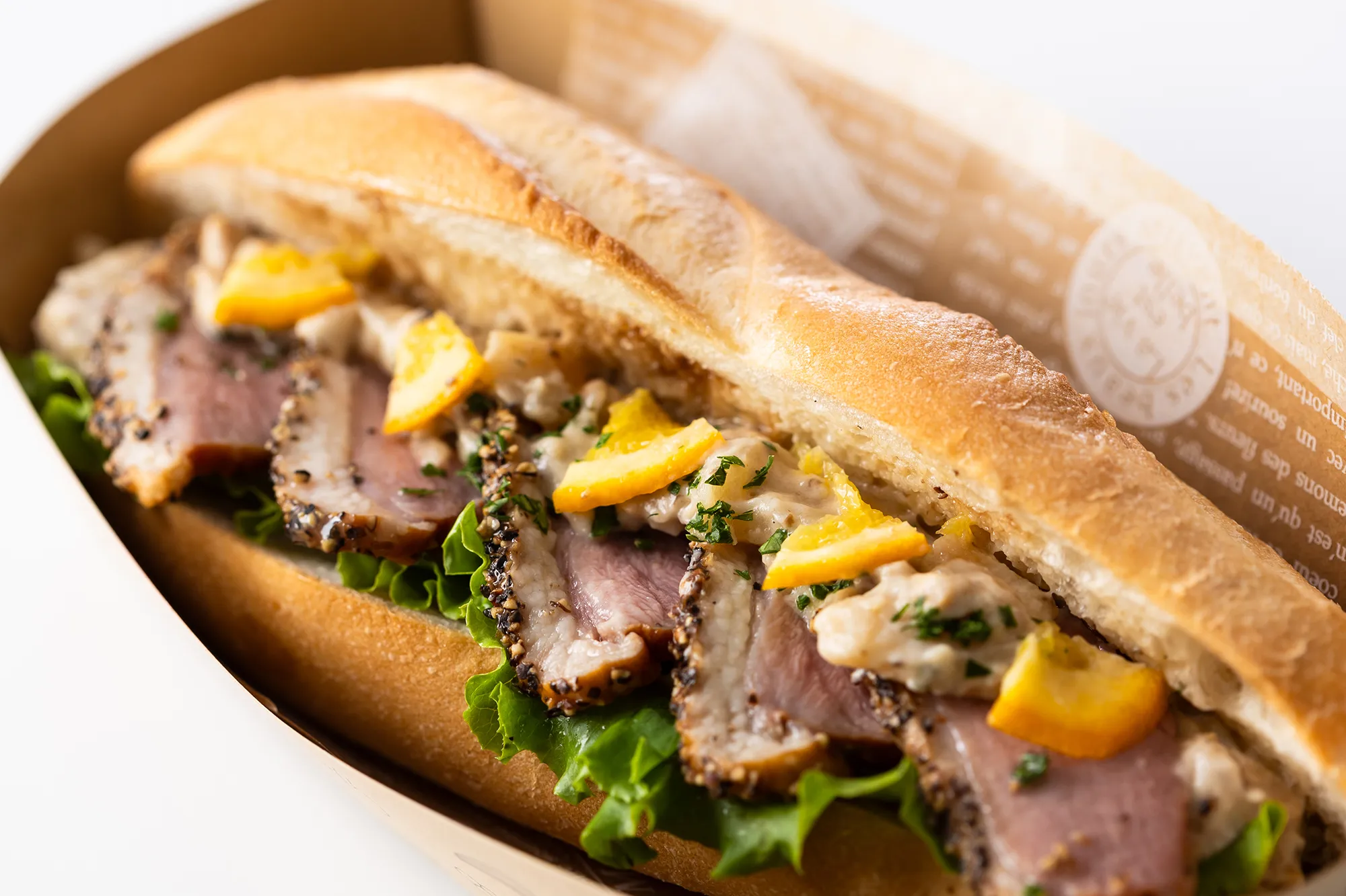 Duck And Potato Salad Sandwich