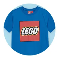 半袖Tシャツ レゴロゴ ブルー