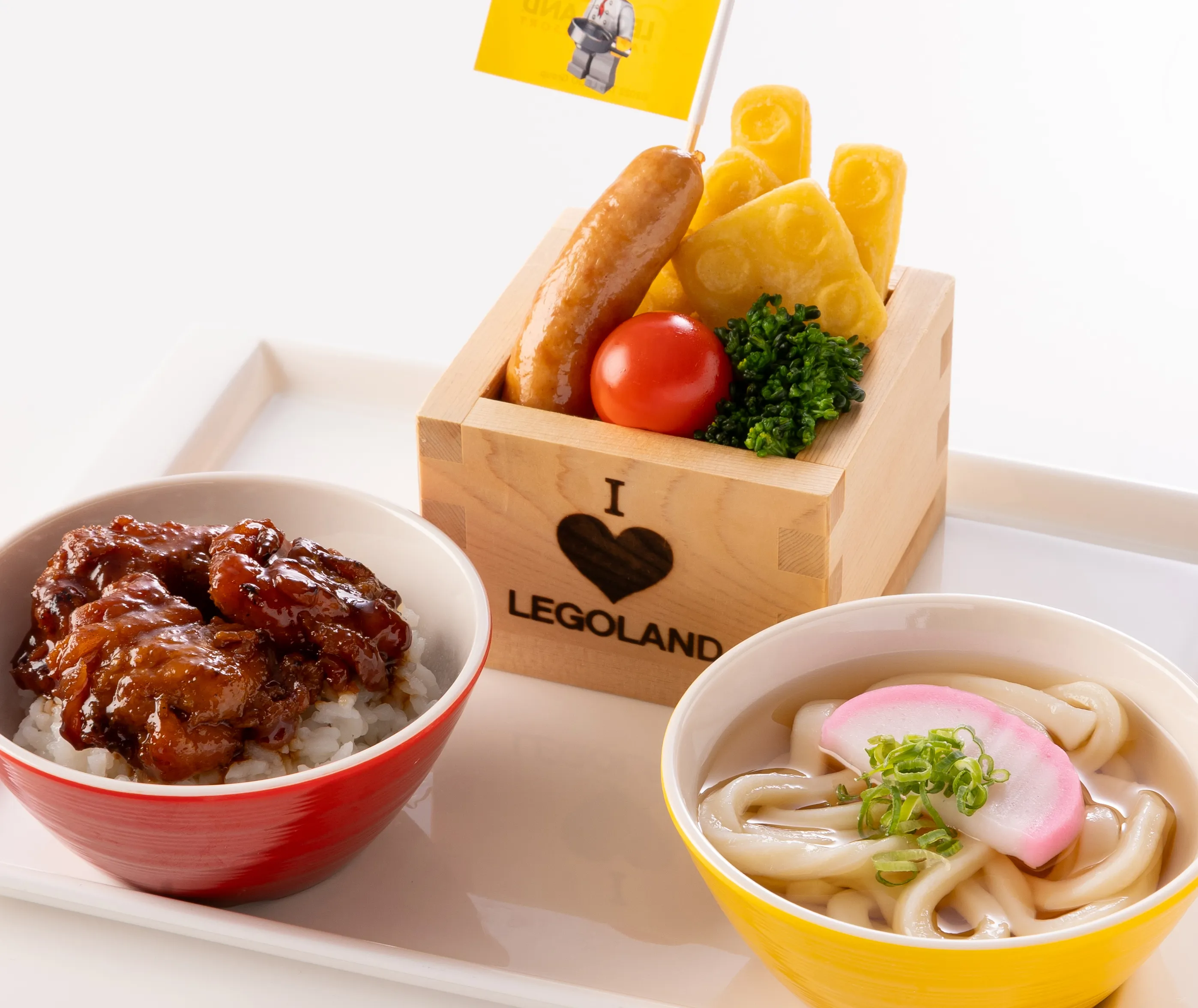 Kids’ Meal Udon & Teriyaki Chicken Riced Bowl Set Closeup2